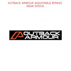 OUTBACK ARMOUR ADJUSTABLE BYPASS - REAR SHOCK - OASU0165017-ADJ